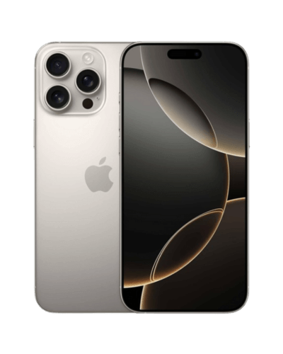 iPhone 16 Pro Max de frente e verso